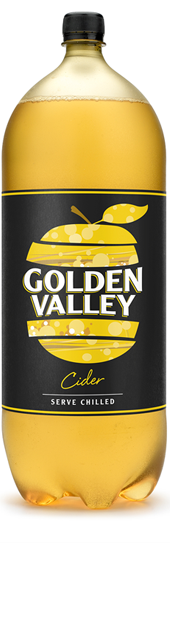 GOLDEN VALLEY CIDER 5% **3 LTREx4