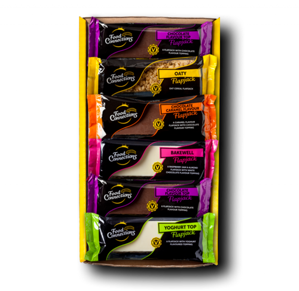 FOOD CONNECTIONS ASSORTED KINGSIZE FLAPJACK X 30