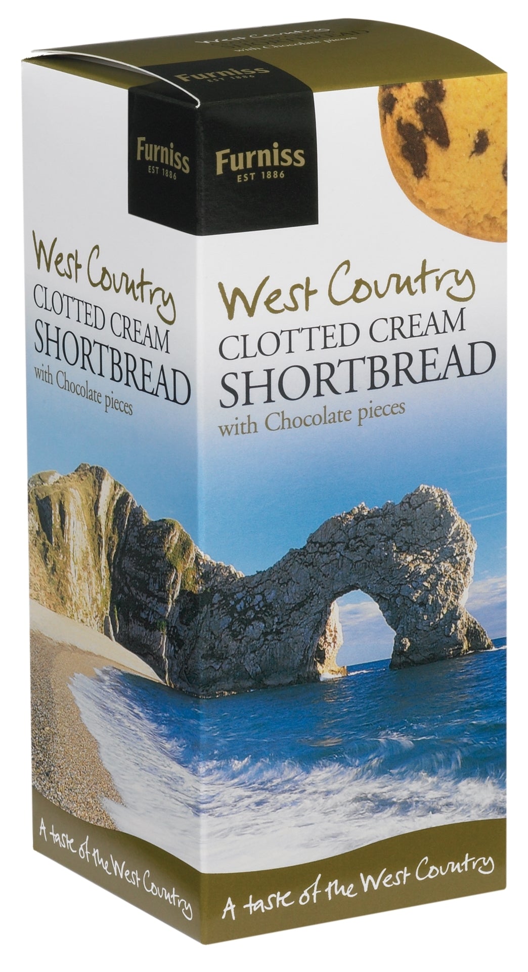 FURNISS CORNISH SHORTBREAD CHOC PIECES 200G X 6