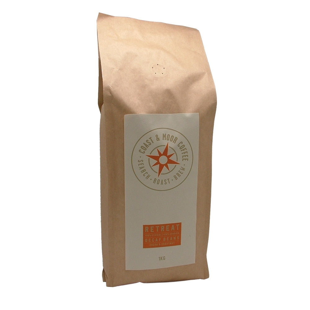 COAST & MOOR RETREAT DECAF ESPRESSO BEANS 1 KG