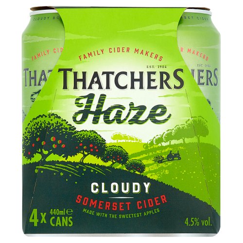 THATCHERS HAZE *CANS* 440ML 4PK X 6