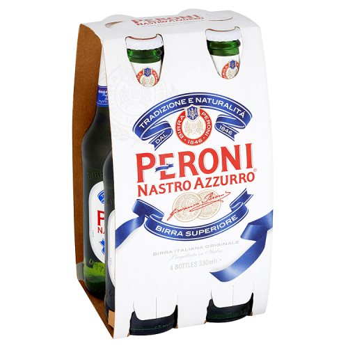 PERONI NASTRO 330ML 4PK X 6