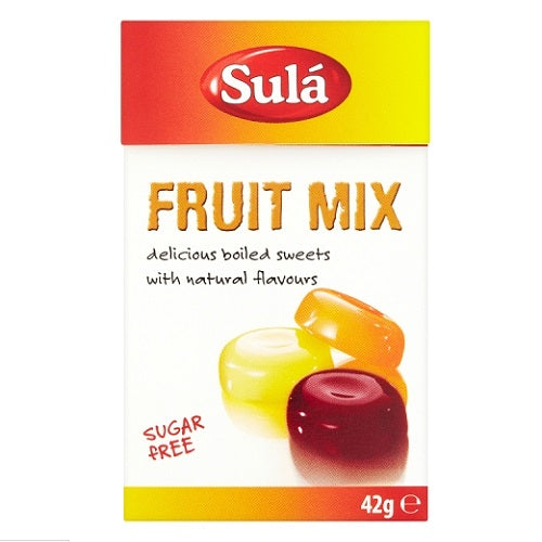 SULA FRUIT MIX CARTONS SUGAR FREE X 14
