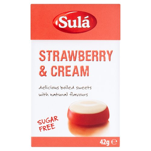 SULA STRAWBERRIES & CREAM CARTONS SUGAR FREE X 14