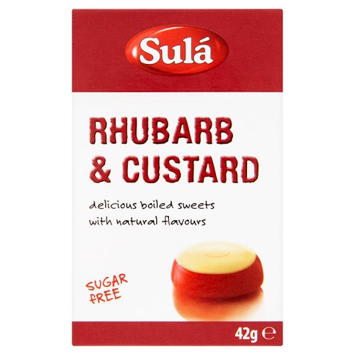 SULA RHUBARB & CUSTARD CARTONS SUGAR FREE X 14