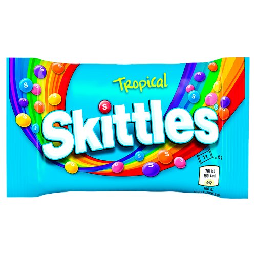 SKITTLES TROPICAL STD 45g X 36