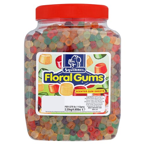 SQUIRREL W/O FLORAL GUMS x 2.25KG JAR