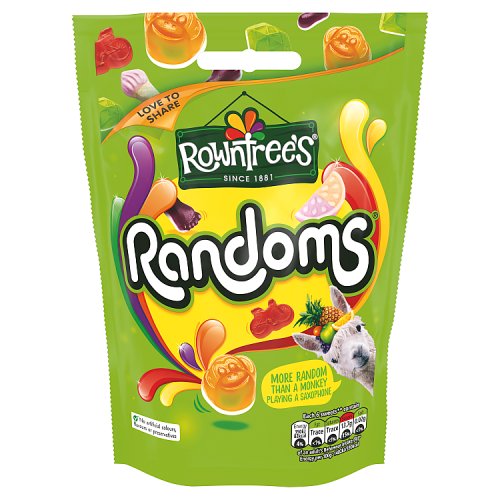 ROWNTREES RANDOMS 150G POUCH X 9