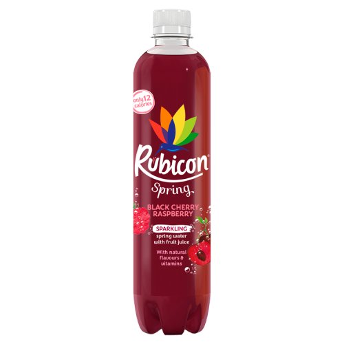 RUBICON SPRING BLACK CHERRY & RASPBERRY 500ML X 12