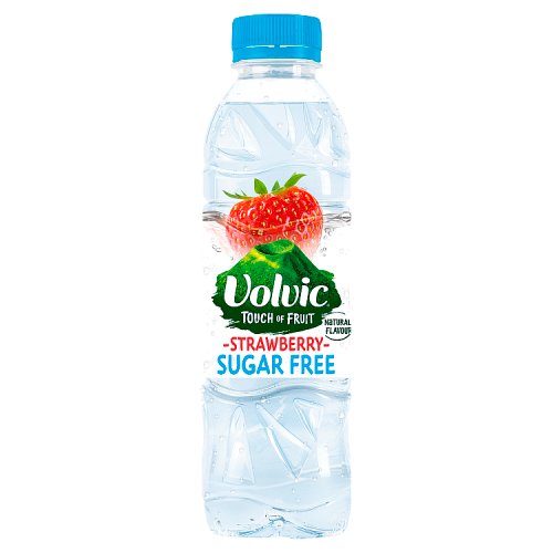 VOLVIC STRAWBERRY *SUGAR FREE* 500ML X 12