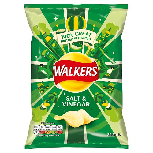 WALKERS SALT & VINEGAR STD.x32