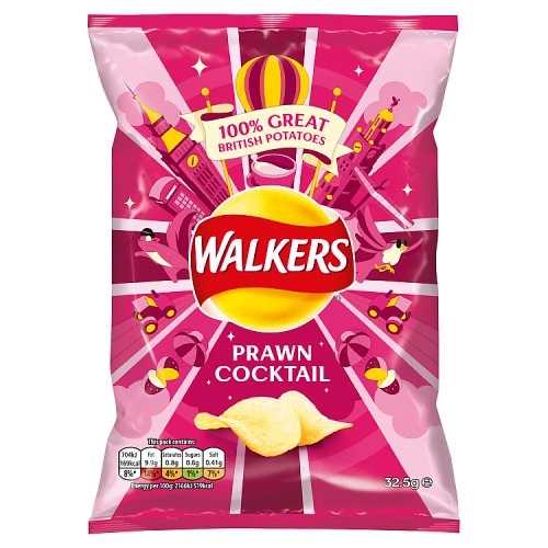 WALKERS PRAWN COCKTAIL X 32