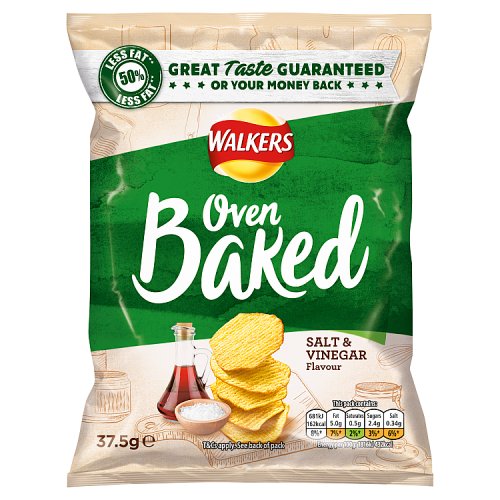 WALKERS *BAKED* SALT & VINEGAR X 32