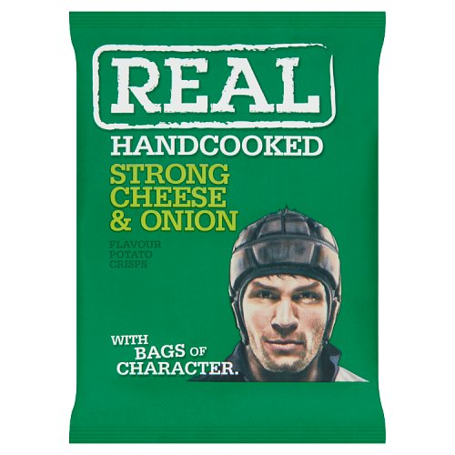 REAL CRISPS CHEESE & ONION 35G x 24