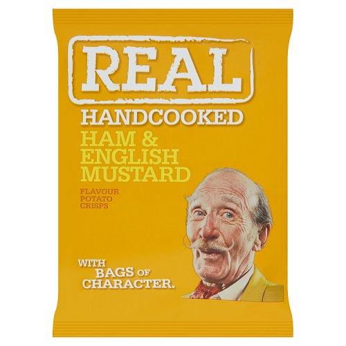 REAL CRISPS HAM & MUSTARD 35G X 24