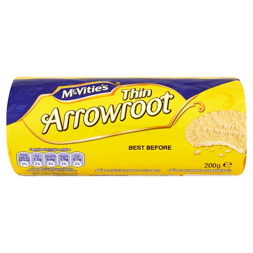 CRAWFORDS THIN ARROWROOT 200G X 12