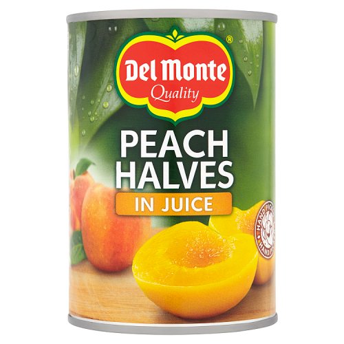 DEL MONTE PEACH HALVES IN JUICE 415G X 12