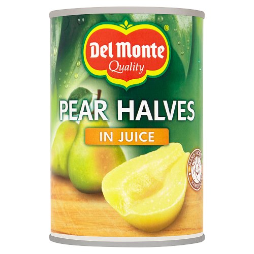 DEL MONTE PEAR HALVES IN JUICE 415G X 12