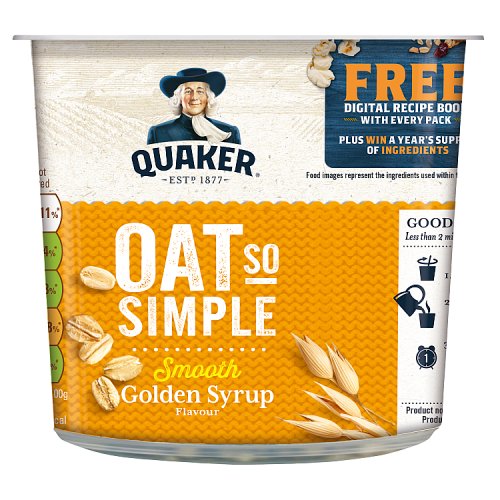 QUAKER OAT SO SIMPLE POTS GOLDEN/SYRUP X 8