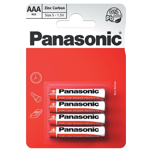 PANASONIC ZINC *AAA* 4S X 12