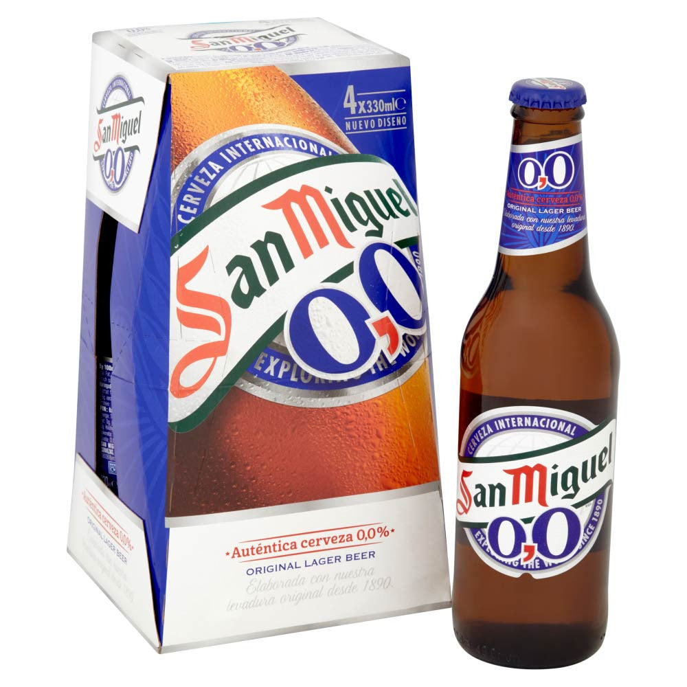 SAN MIGUEL *ALCOHOL FREE* 330ML 4PK X 6