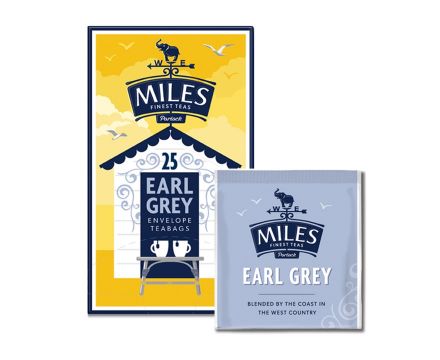 MILES EARL GREY TEA *TAGGED* AND ENV 25'S X 6