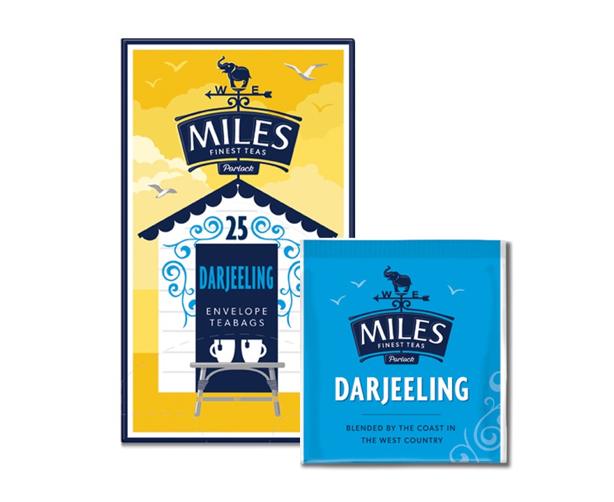 MILES DARJEELING TEA *TAGGED* AND ENV 25'S X 6