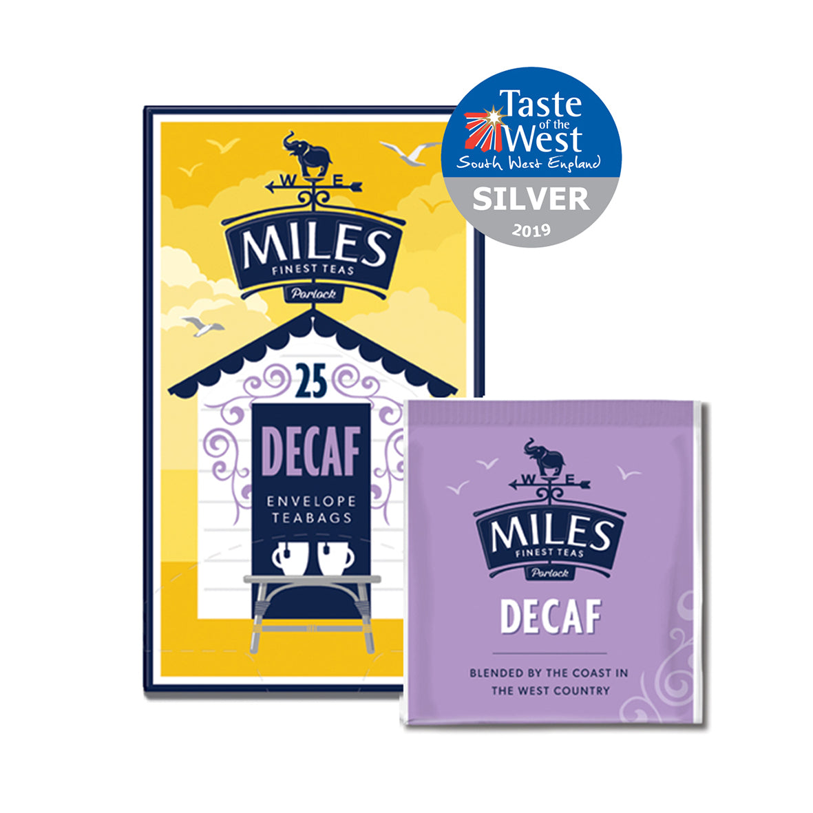MILES DECAF TEA *TAGGED* AND ENV 25'S X 6