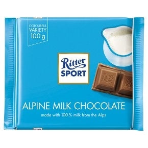 RITTER ALPINE MILK 100G X 12