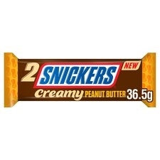 SNICKERS CREAMY PEANUT BUTTER TWIN 36.5g x 24