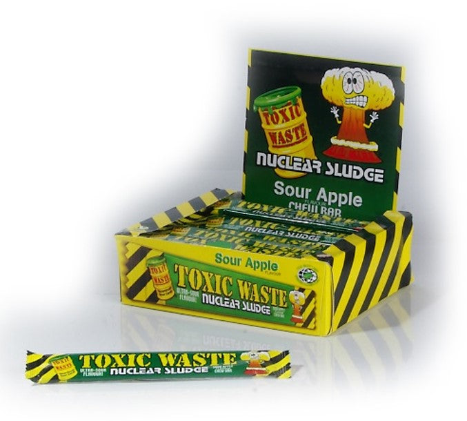 TOXIC WASTE APPLE NUCLEAR SLUDGE BAR 20g x 50