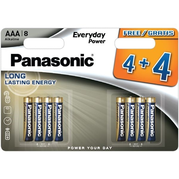 PANASONIC EVERYDAY AAA 4+4 X 12