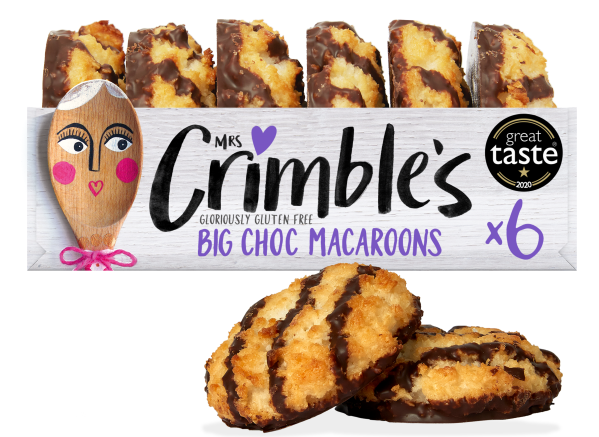 MRS CRIMBLE G/F BIG CHOC MACAROON 6PK X 12