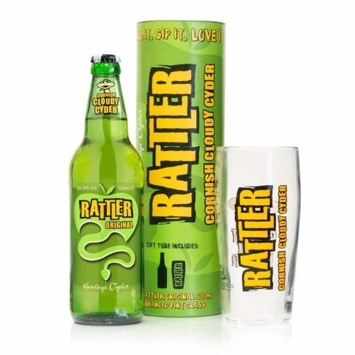 RATTLER GIFT TUBE GLASS + ORIGINAL 500ml x 6
