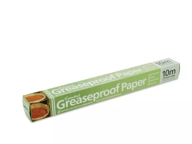 ESSENTIAL GREASEPROOF PAPER 370mm x 10m x 12