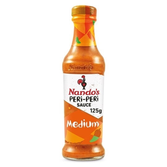 NANDOS MEDIUM PERI PERI SAUCE 125G X 6