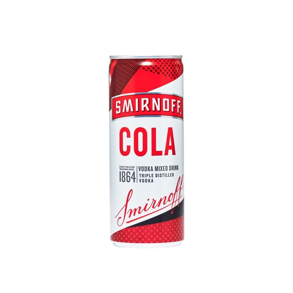SMIRNOFF & COLA 250ML X 12