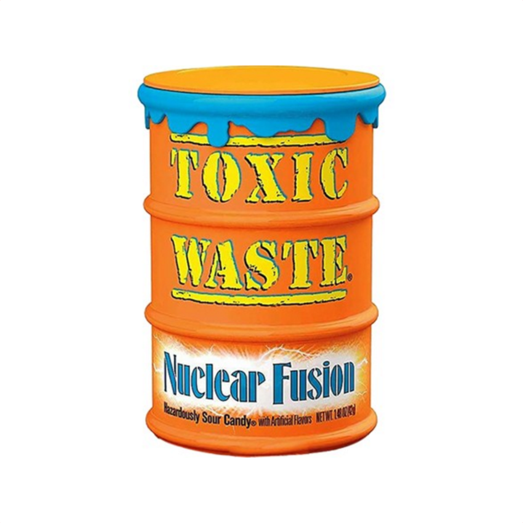 TOXIC WASTE NUCLEAR FUSION CANDY DRUM 42G X 12