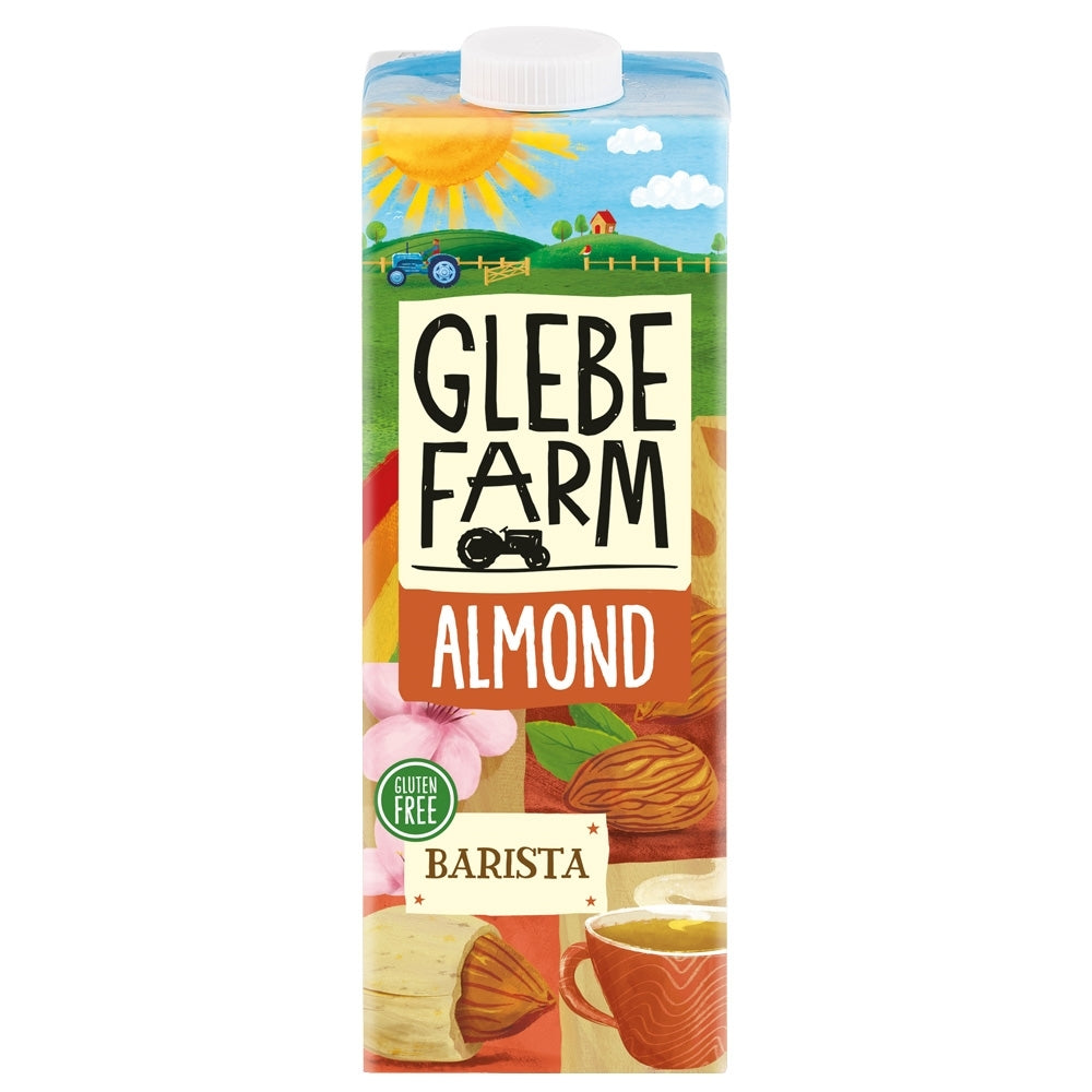 GLEBE FARM PLANT ALMOND MILK 1LT x 6