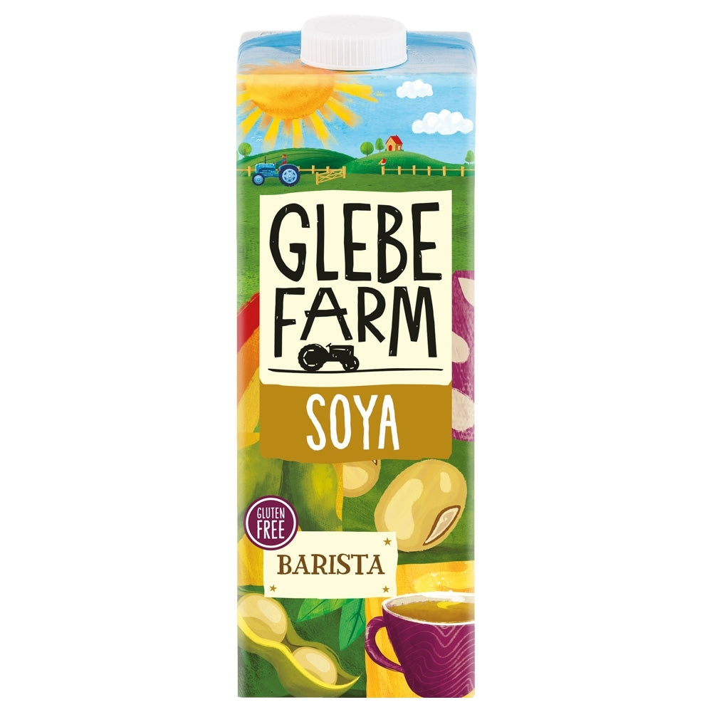 GLEBE FARM PLANT SOYA MILK 1lt x 6