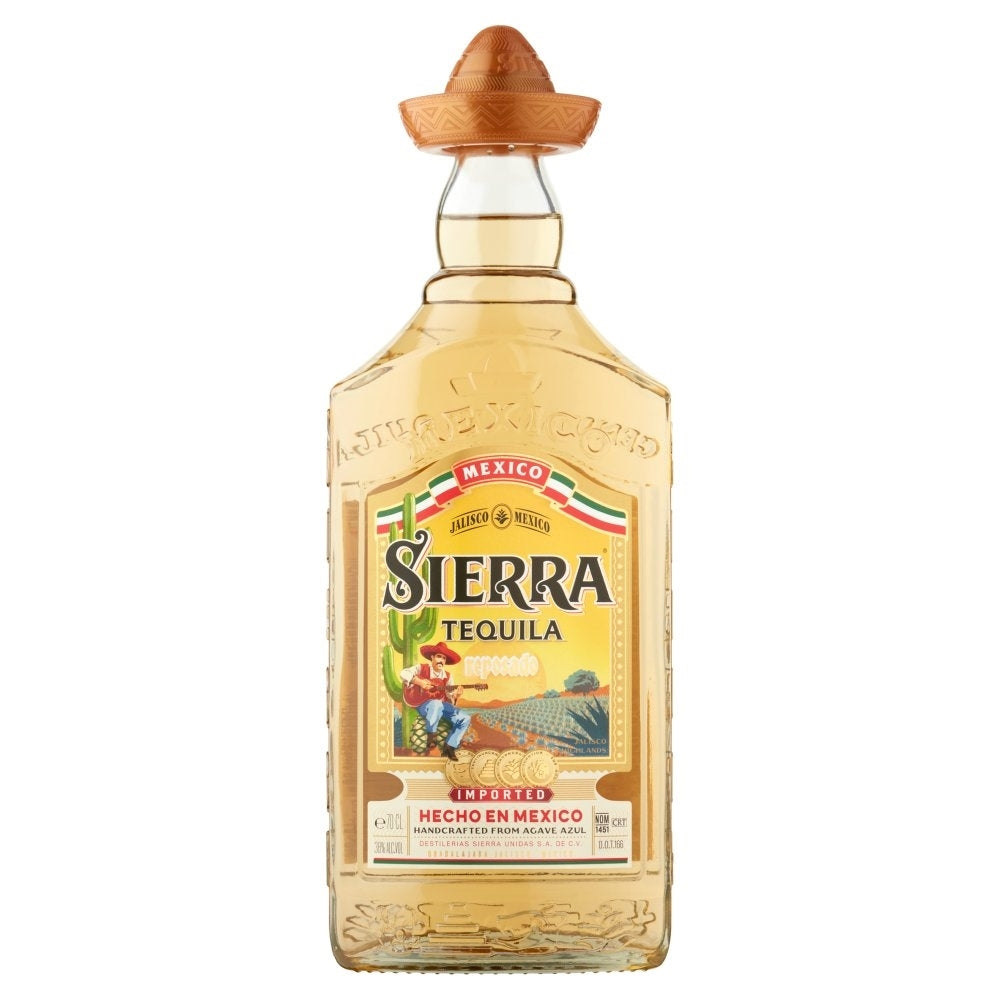 SIERRA TEQUILA GOLD 70CL X 6