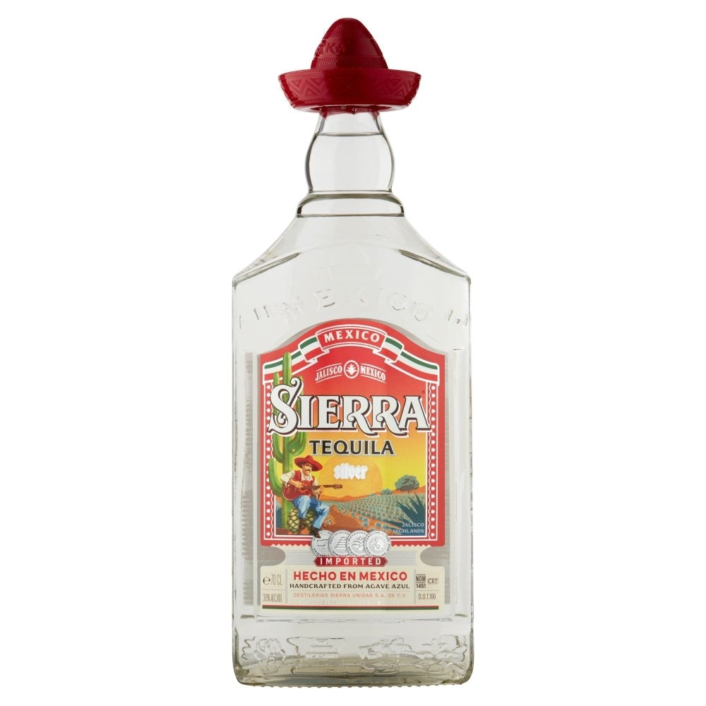 SIERRA TEQUILA SILVER (BLANCO) 70CL X 6