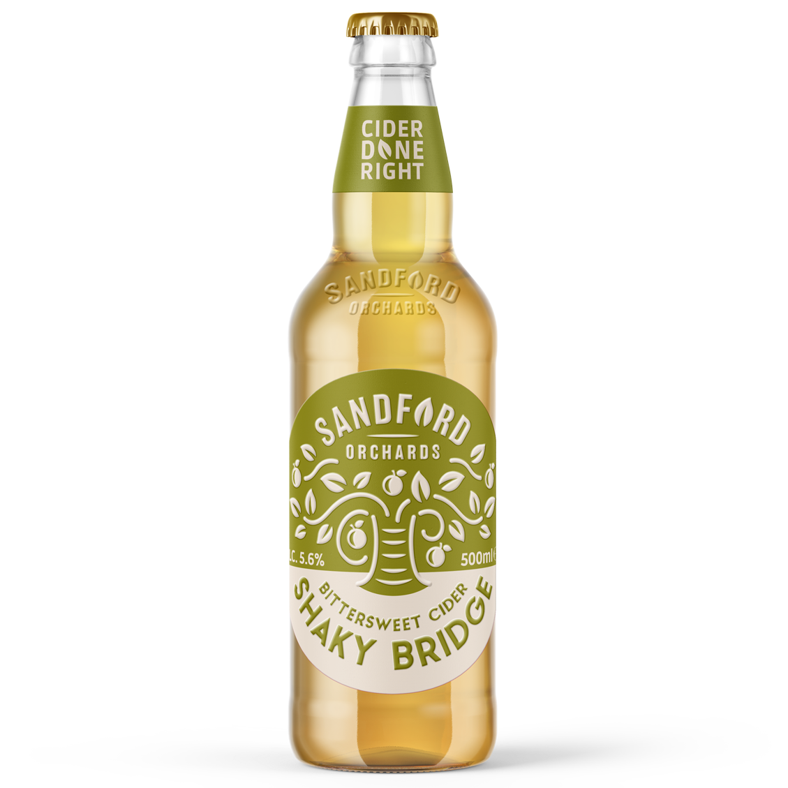 SANDFORD ORCHARDS SHAKY BRIDGE DRY 500ML X 12