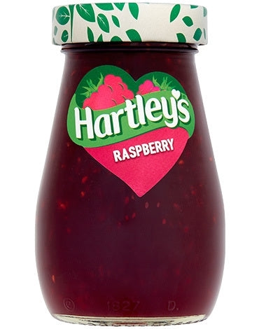 HARTLEYS RASPBERRY JAM 300G X 6