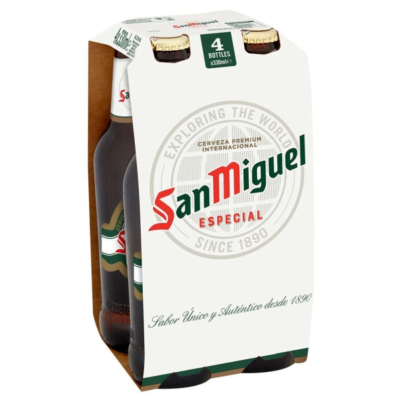 SAN MIGUEL 330ML 4PK X 6