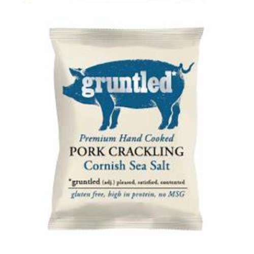 GRUNTLED PORK SCRATCHING SEA SALT 35G X 20
