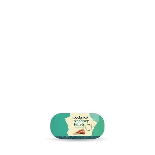 COOKS AND CO ANCHOVY FILLETS OIL 50g X 10
