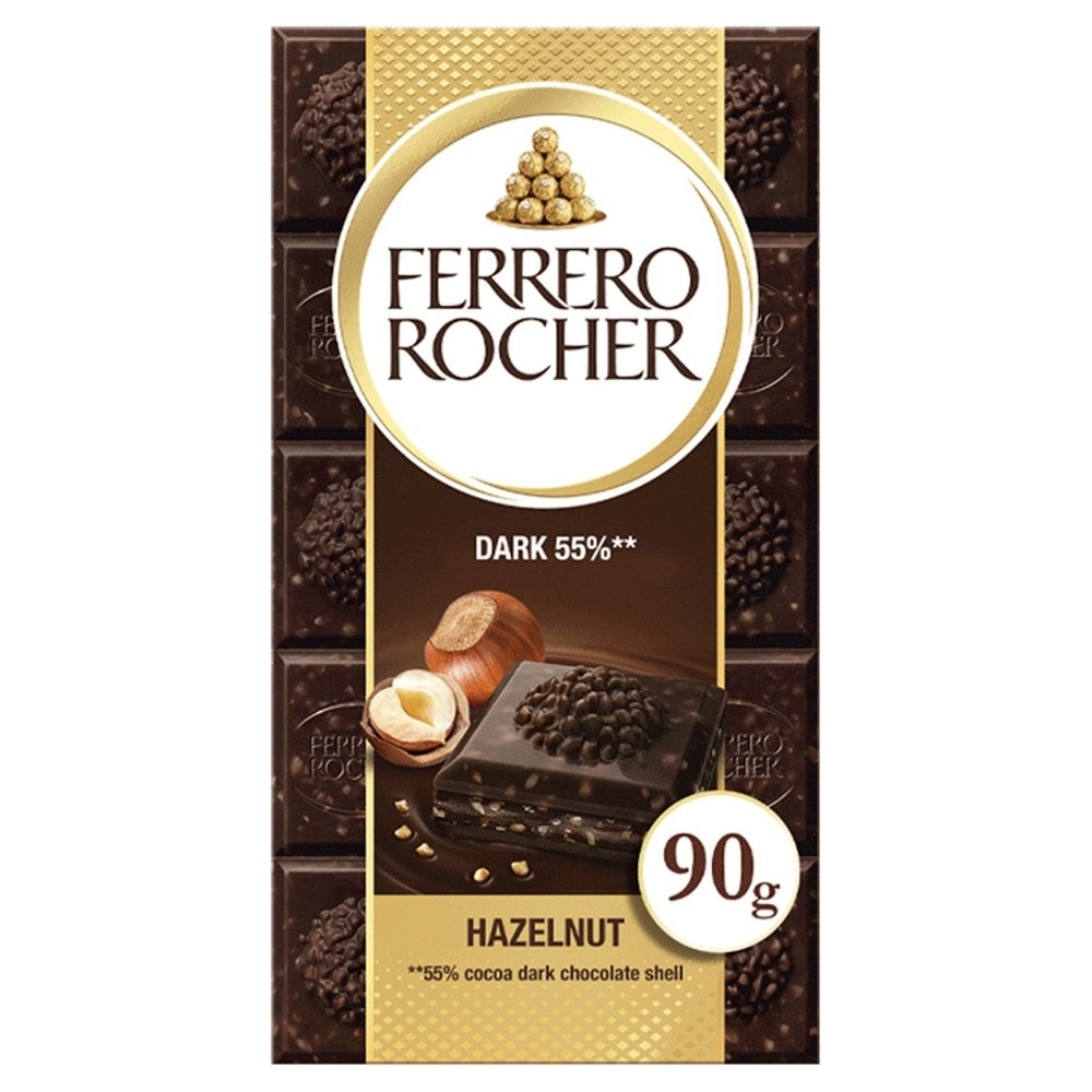 FERRERO ROCHER 70% DARK TABLET 90g x 8