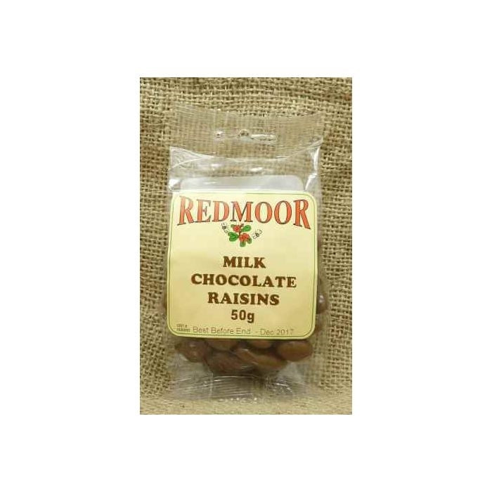 REDMOOR CHOCOLATE RAISINS 50G X 24