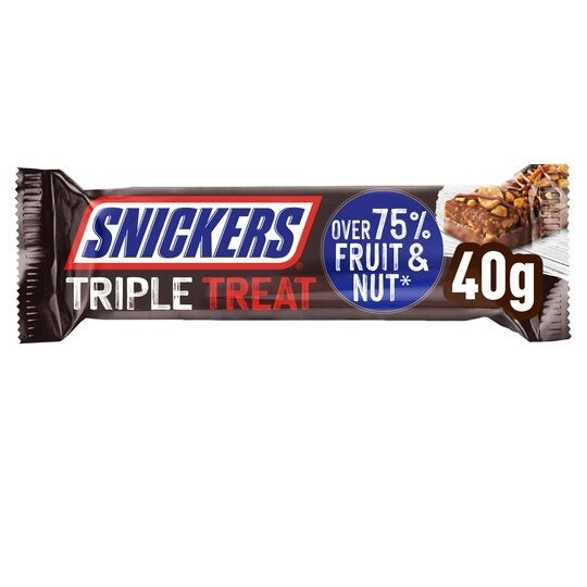 SNICKERS TRIPLE TREAT FRUIT & NUT 40g x 18